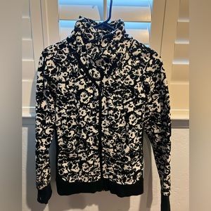 A Lululemon floral jacket in size 4